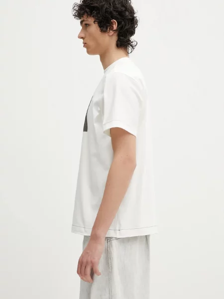 Ader Error t-shirt Apparel-Top z nadrukiem biały