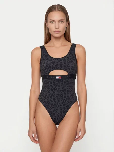 Tommy Hilfiger Strój kąpielowy czarny