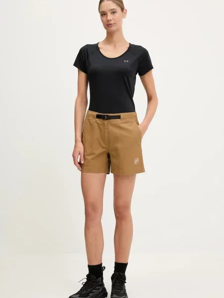 Шорти outdoor Mammut Tamaro однотонна висока посадка зелений