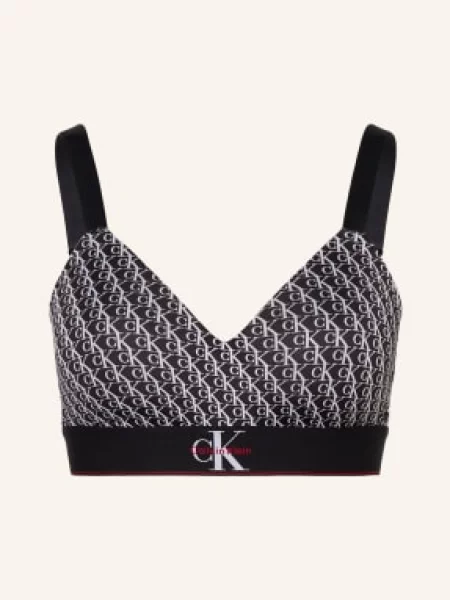 Korzetová podprsenka Calvin Klein bílá