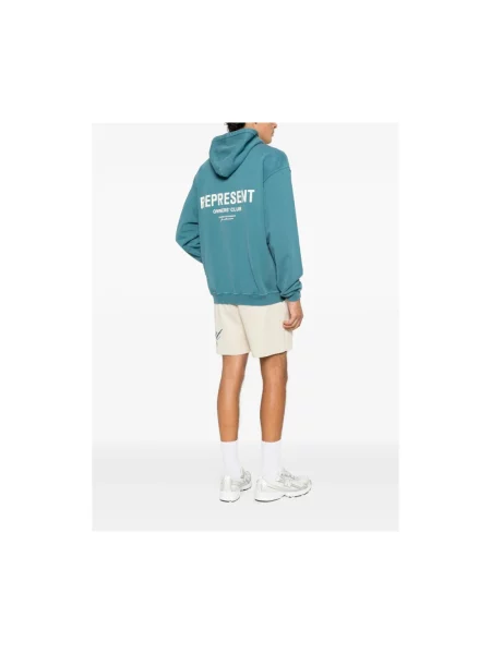 Bluza z kapturem Represent z kapturem niebieska