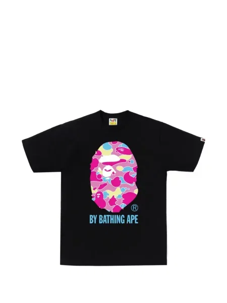 Tricou A Bathing Ape® cu imagine negru