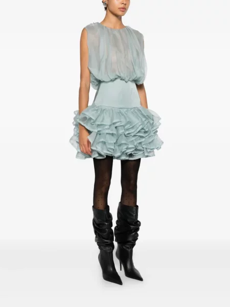 Rochie mini Viktor & Rolf cu volane albastru