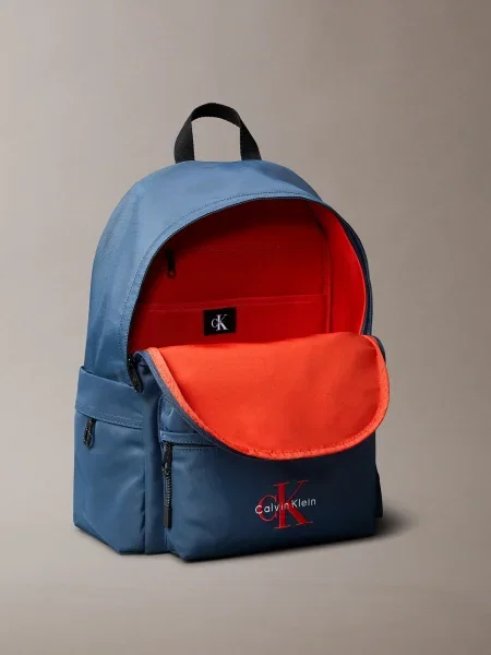 Calvin Klein Rucsac Bold Round Backpack Bleumarin alb