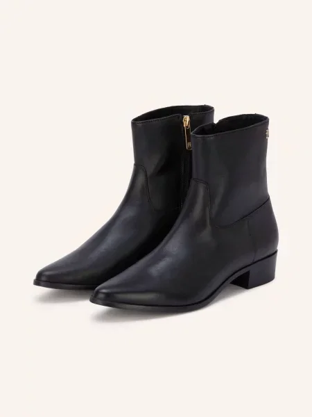 Tommy Hilfiger Kotníkové Boty / zlatá černá