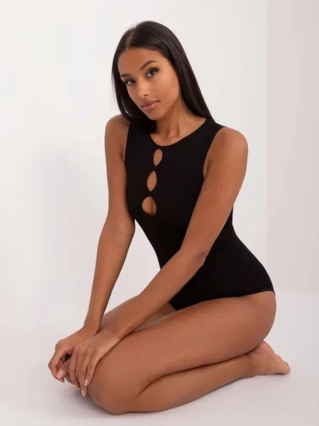 Body Fashionhunters fără mâneci negru