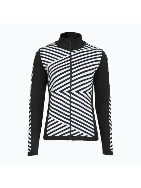 Női thermo pulóver Newland Coral Full Zip black/white Coral Full Zip fehér