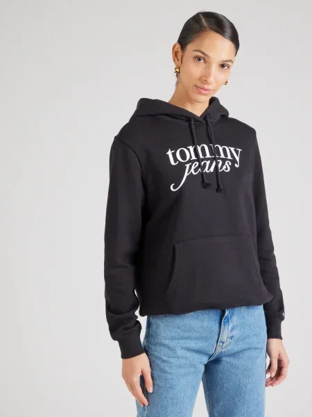 Bluză Tommy Jeans negru