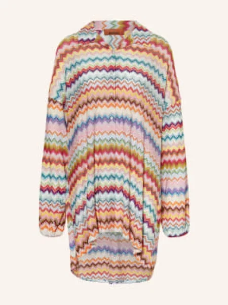 Missoni Sukienka Plażowa Z Błyszczącą Nicią rot