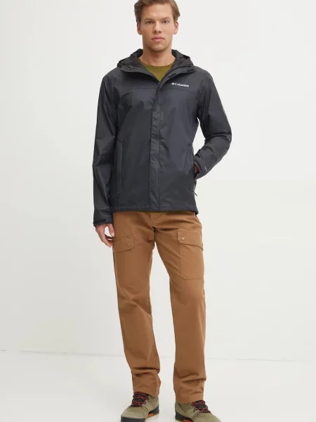 Pánska bunda do dažďa Columbia Watertight II black čierna