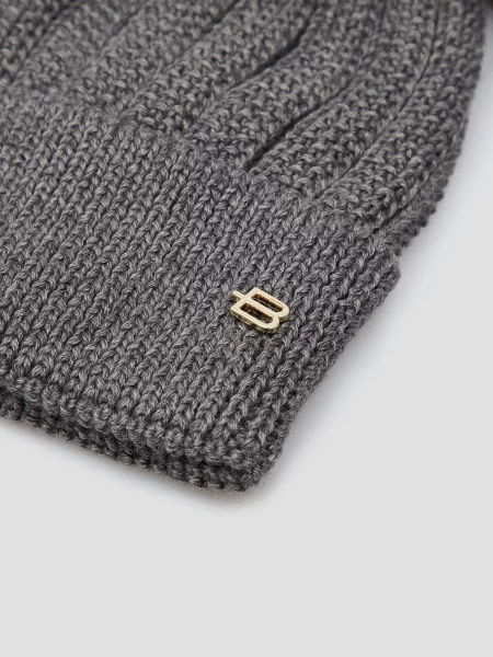 Шерстяная шапка Baldinini серая
