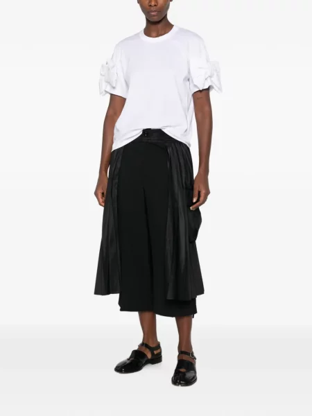 Tricou Noir Kei Ninomiya cu funde alb