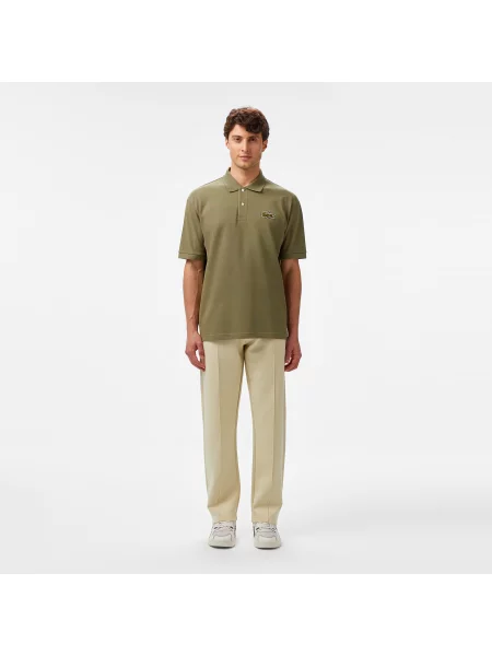 Поло Lacoste зеленое