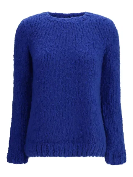 Pulover Gabriela Hearst cu decolteu rotund albastru