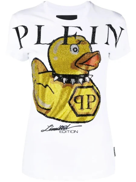 Tricou Philipp Plein alb