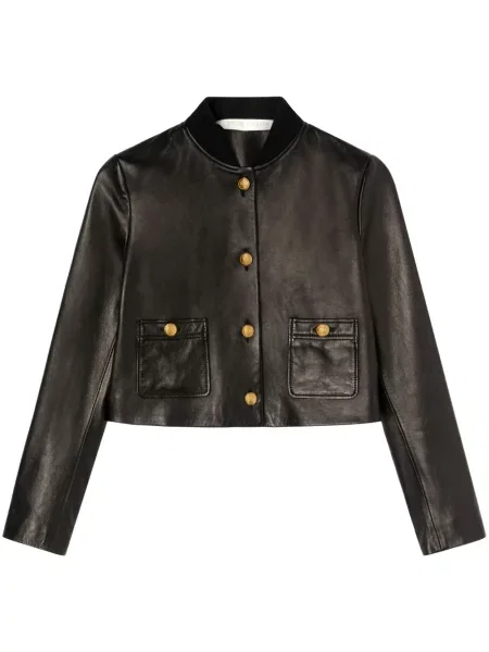 Geanta de piele Palm Angels negru