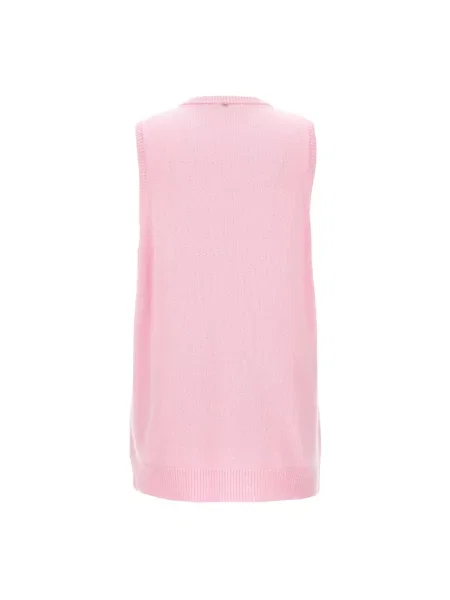 Sweter Sportmax wełniany różowy