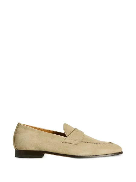 Pantofi loafer Kiton din piele de căprioară