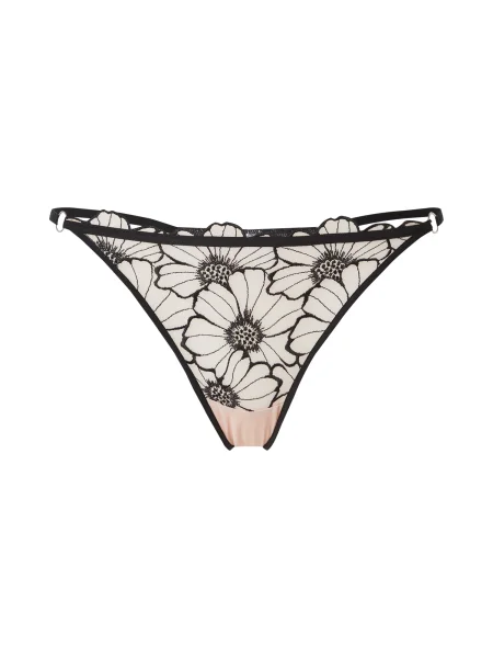 Chantelle Tanga LUSH roz pastel negru