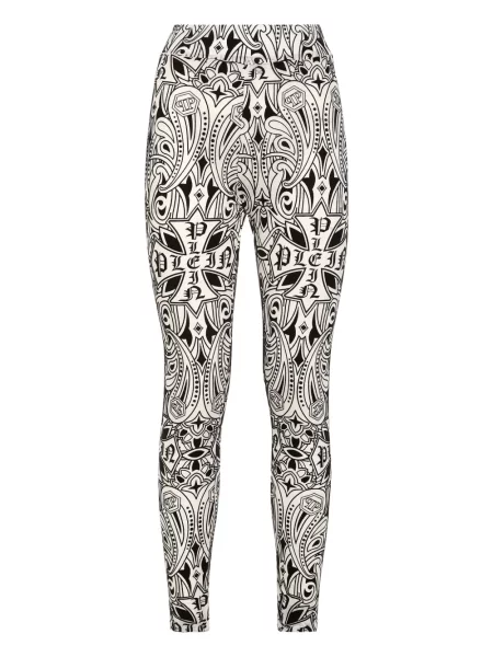 Leggings Philipp Plein negru