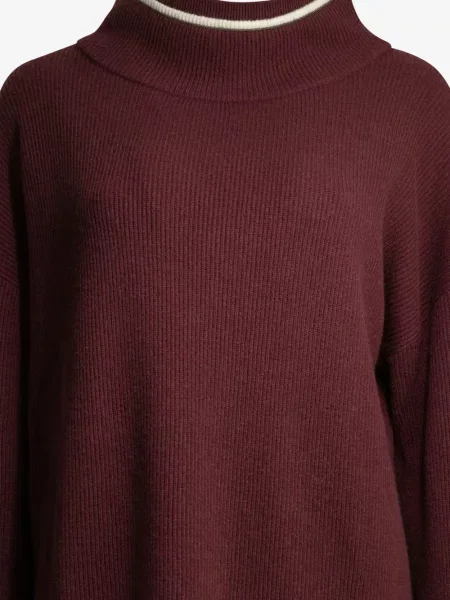 Rochie mini Brunello Cucinelli cu dungi roșu