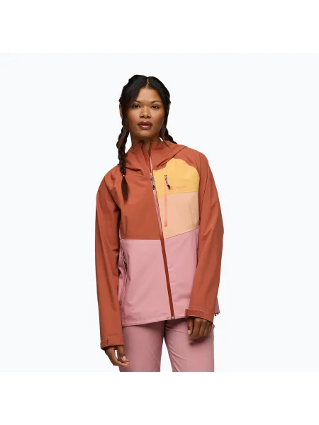 Geacă de ploaie pentru femei Cotopaxi Impermeo 3L Hooded Shell faded brick/rose roz