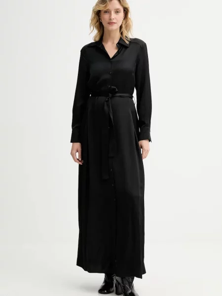 Answear.LAB rochie maxi evazati negru