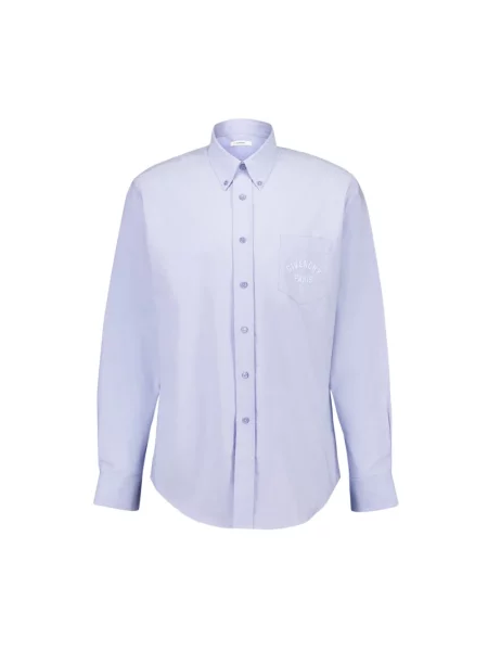 Koszula Givenchy z twillu niebieska