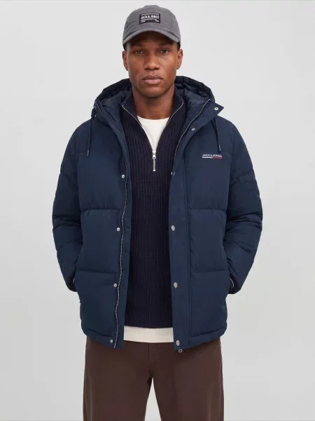 JACK & JONES Geacă de iarnă JJTATE închis albastru