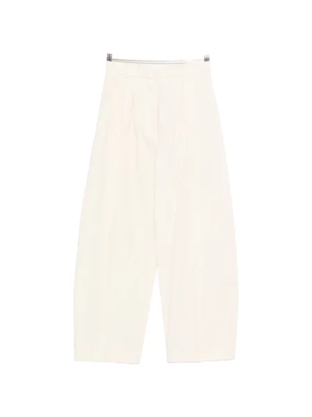 Pantaloni palazzo Mark Kenly Domino Tan plisat maro