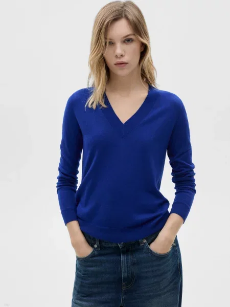 Джемпер MANGO электрик синій