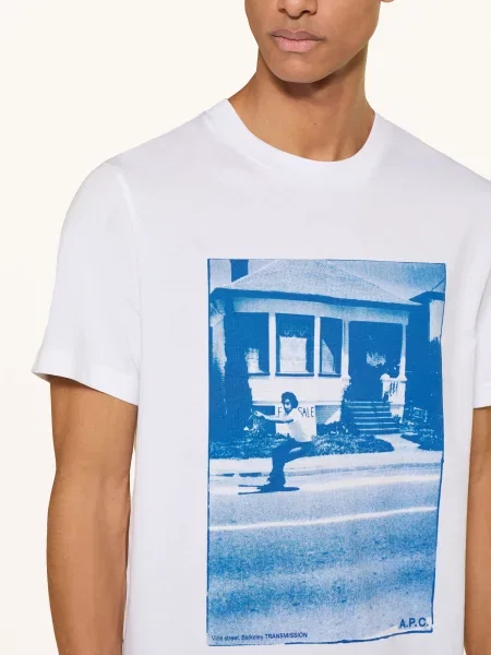 A.P.C. Koszulka weiss biała