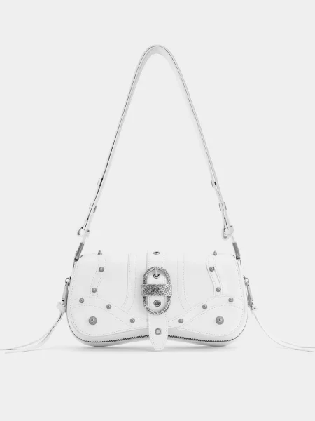 Кожаная сумка Jw Pei белая