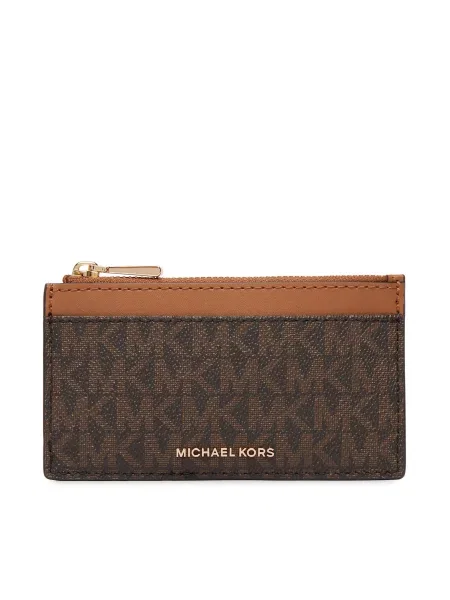 MICHAEL Michael Kors Peňaženka / koňaková / tmavohnedá / zlatá hnedá
