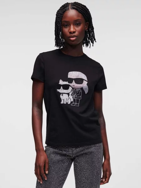 Тениска Karl Lagerfeld черно