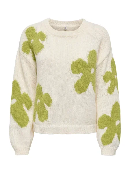 ONLY Pulover ONLBootle verde alb