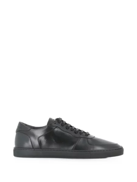 Sneakerși Officine Creative cu șireturi din piele negru