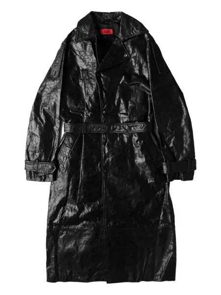 Trenci 424 din piele negru