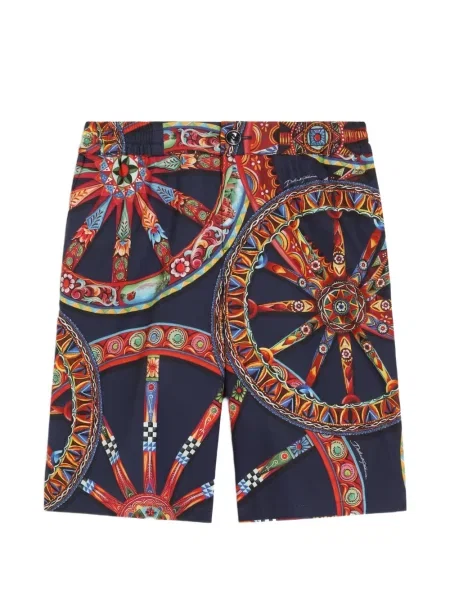 Bermudy dziecięce Dolce And Gabbana niebieskie