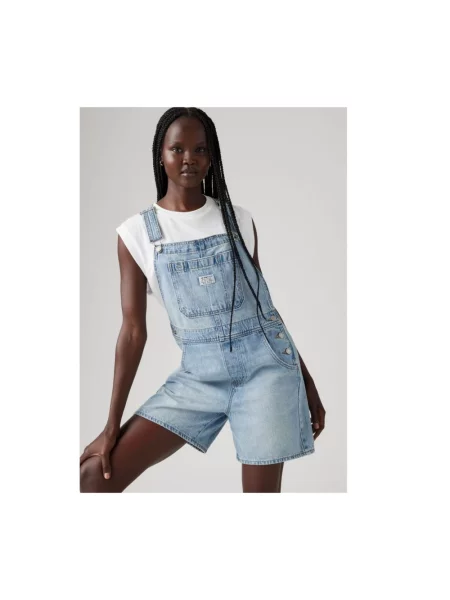 Levi's® Jeansy Ogrodniczki blau niebieski