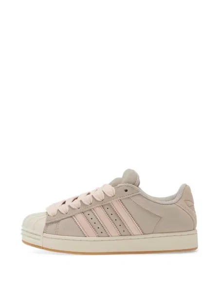 Sneakerși Adidas alergare din piele de căprioară cu model floral negru
