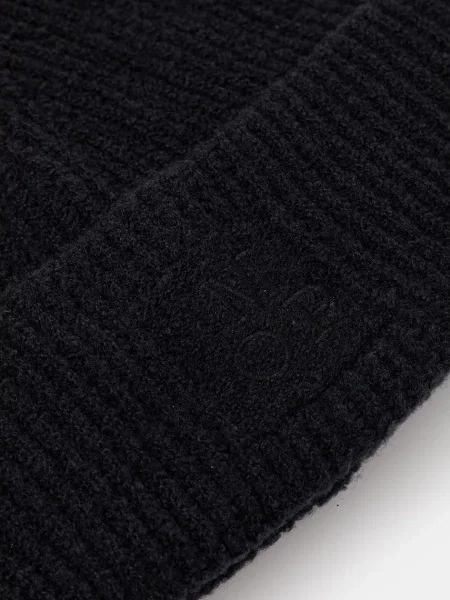 Marc O'Polo čiapka beanie pánska s prímesou vlny čierna