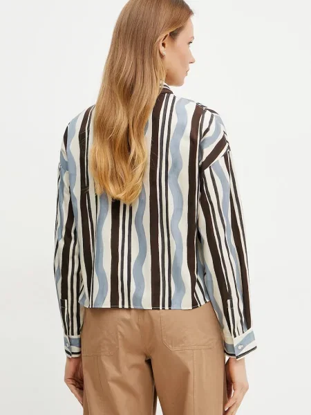 Weekend Max Mara Cămașă Ragtime Albastru maro