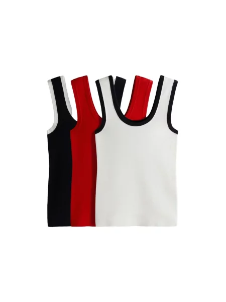 Top The Set de lână alb