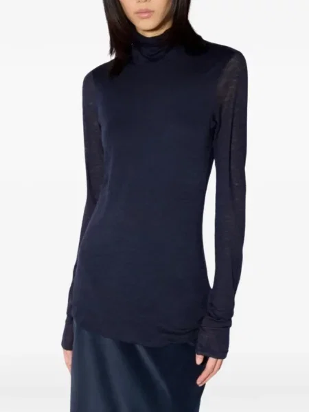 Lung tricou Liviana Conti albastru