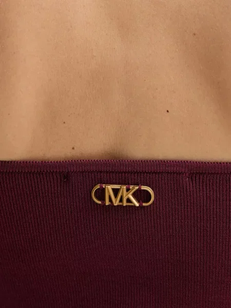 Платье мини Michael Michael Kors бордовое