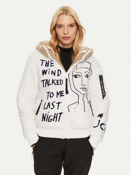 Rossignol Geacă de schi Yety Fleecy Bomber Jkt alb