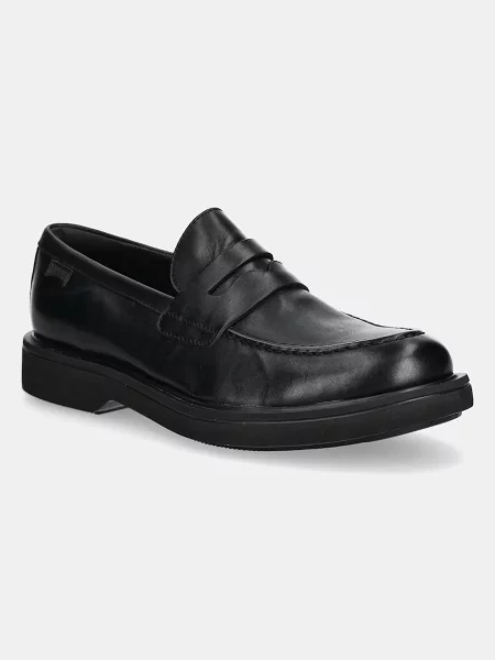Camper mocasini de piele Norman barbati negru