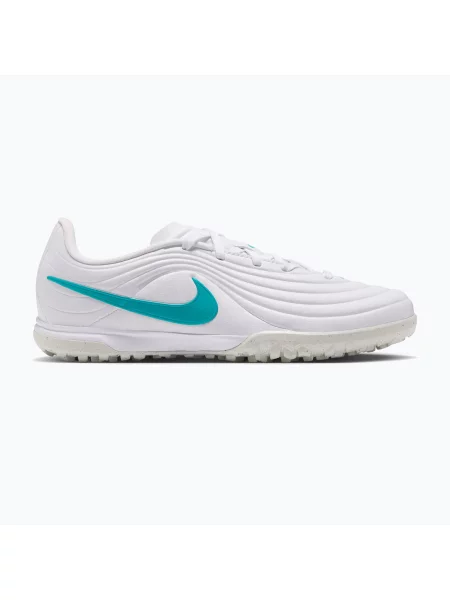 Încălțăminte de fotbal pentru copii Nike Tiempo Maestro Academy Jr TF white/white/dusty cactus alb