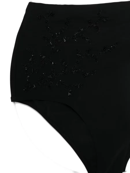 Bikini Maryan Mehlhorn cu mărgele negru